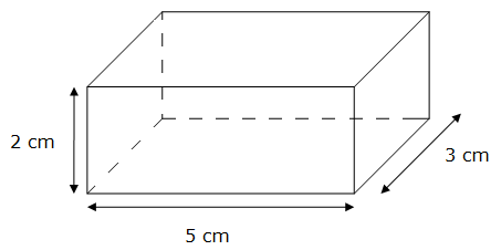 Volume d'un parallélépipède rectangle - exemple