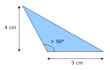 Aire d'un triangle quelconque - exemple 2
