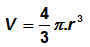 Volume d'une sphère - Calcul