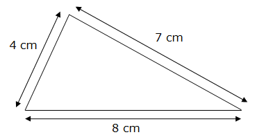 Périmètre d'un triangle - exemple
