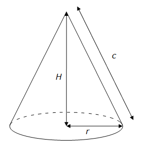 comment calculer la generatrice d un cone