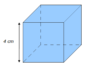 Aire d'un cube - Exemple