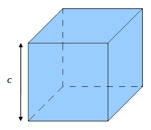 Aire d'un cube